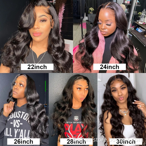 4/27 Black ladies lace front wig 100% human straight hair 13x4T partial pre-pull front mesh wig bleached knot wig Brazilian hair